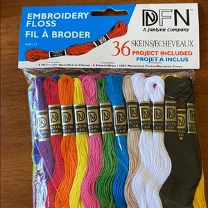 36 ct Embroidery Floss - Basic colors